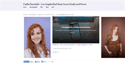 Desktop Screenshot of caitlinrandolph.com